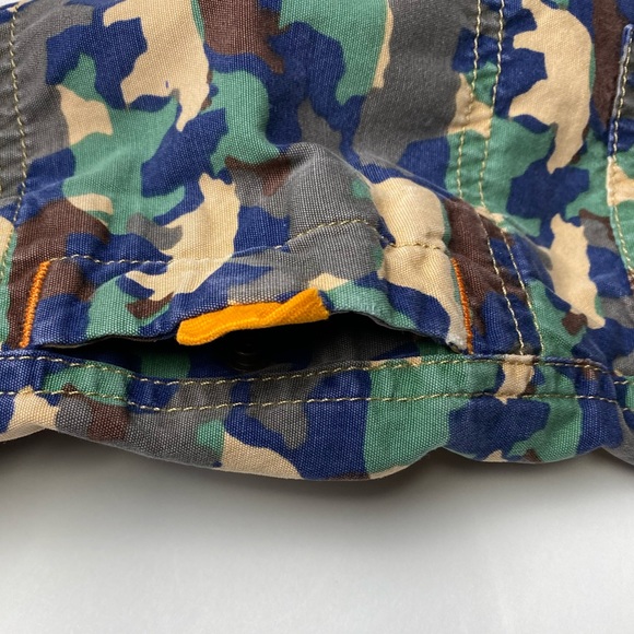 Vintage Baby Gap Bear Print Camo Style Cargo Pants Fully Lined Size 12-18 Months - Picture 6 of 13